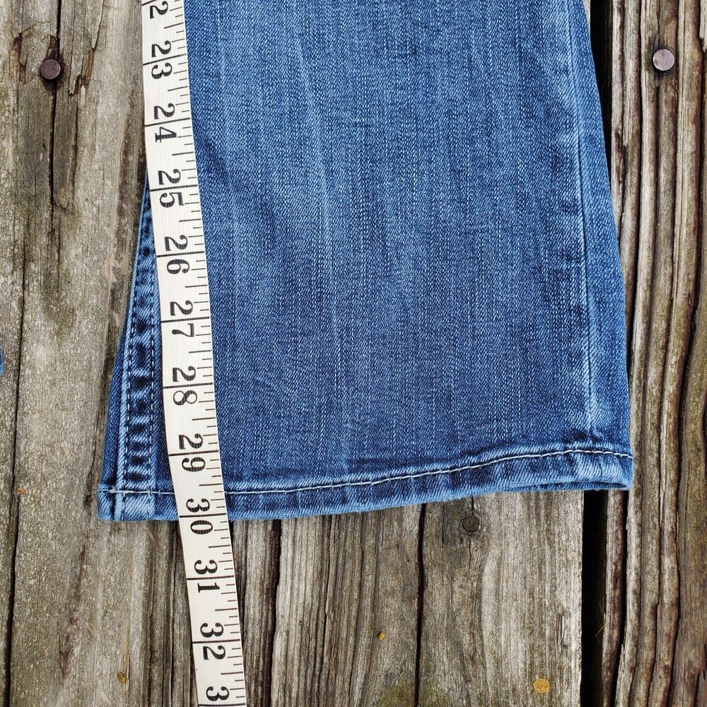 BKE Buckle Jeans Mens 27x32 Blue Aiden Denim Pants Faded Washed Out Stretch - Picture 9 of 11